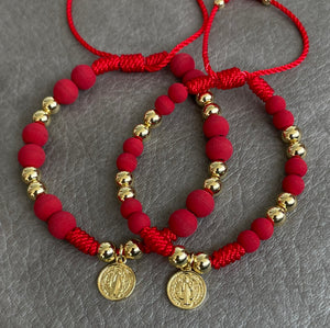 Pareja Pulsera San Benito Red