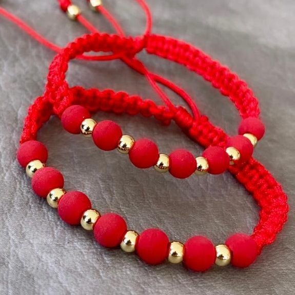 Pulsera Tejida Red x2