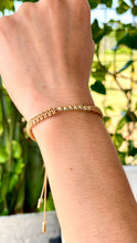 Cargar imagen en el visor de la galería, Pulsera Tejida Dama Oro Láminado
