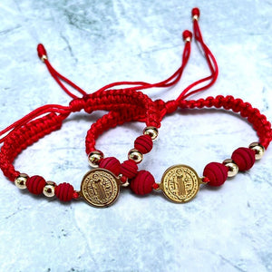 Pareja Pulsera San Benito Red