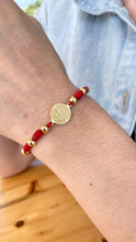 Cargar imagen en el visor de la galería, Pareja Pulsera San Benito Red x2
